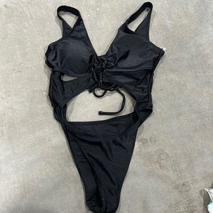 Black one piece